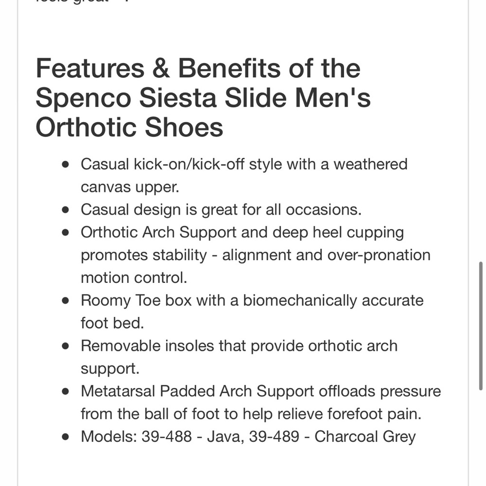 SPENCO Grey Siesta Orthotic Shoes Size W6 - Picture 12 of 14